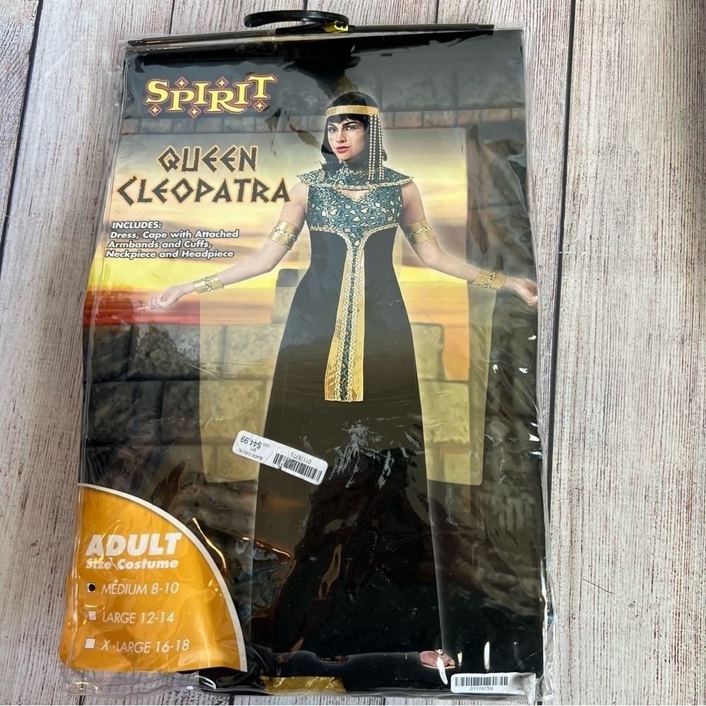 Spirit Queen Cleopatra Halloween Costume Medium